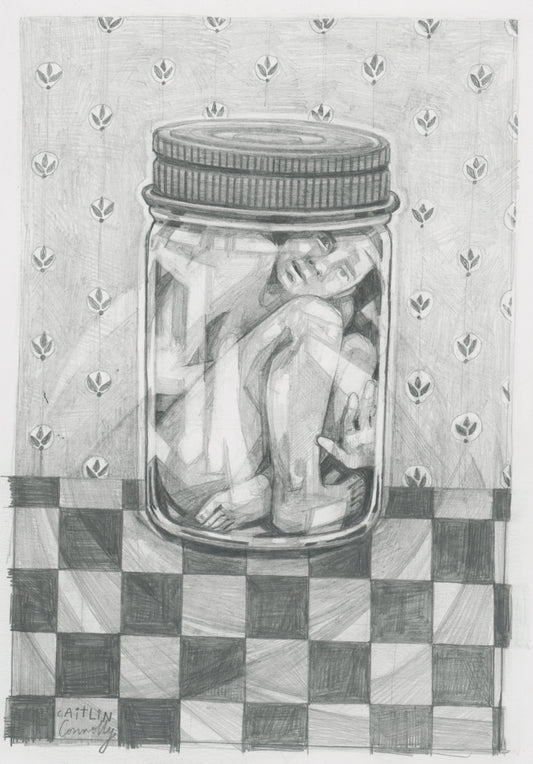 woman well preserved- original drawing